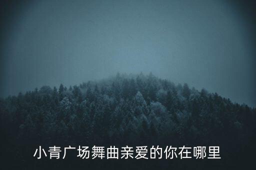 广场舞歌单亲爱的你在哪里，有一首彩铃歌词里有一句亲爱的你在哪里好久不见你是啥歌
