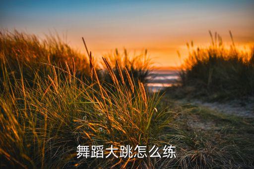 舞蹈大跳怎么跳不上，舞蹈基本功 大跳 技巧