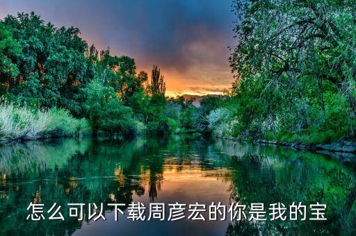怎么可以下载周彦宏的你是我的宝