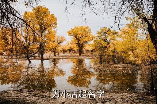 店名取名字大全免费，给店面取名字