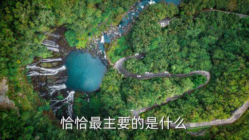 恰恰最主要的是什么