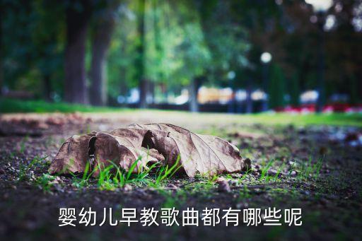 婴幼儿早教歌曲都有哪些呢