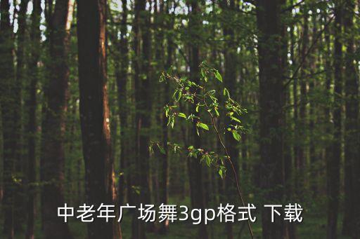 中老年广场舞3gp格式 下载
