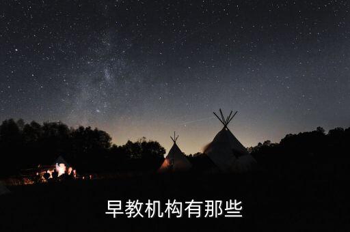 早教机构有那些
