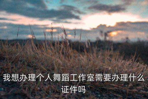 舞蹈培训需要许可证吗，办一个舞蹈教室需要什么手续吗