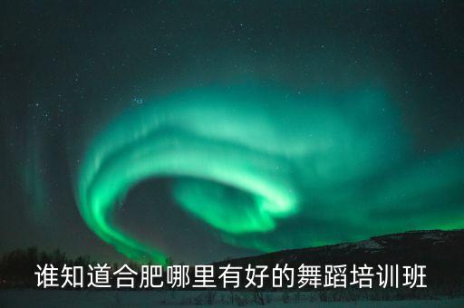 合肥哪些学校有舞蹈课，合肥哪有少儿舞蹈学校比较正规的