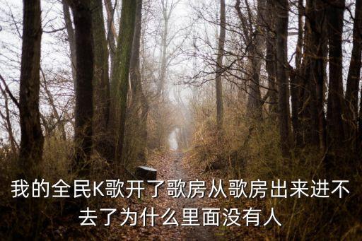 我的全民K歌开了歌房从歌房出来进不去了为什么里面没有人