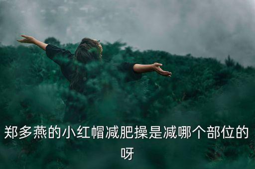 郑多燕的小红帽减肥操是减哪个部位的呀