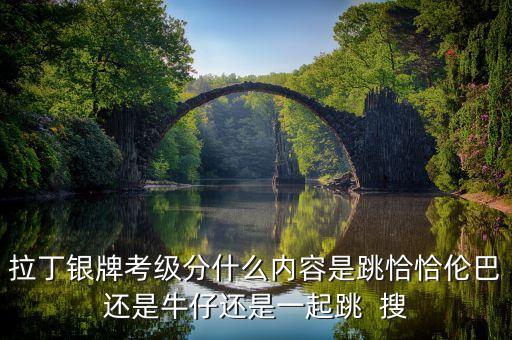 拉丁银牌考级分什么内容是跳恰恰伦巴还是牛仔还是一起跳  搜