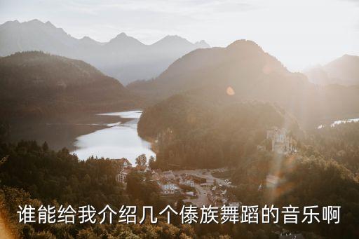 谁能给我介绍几个傣族舞蹈的音乐啊