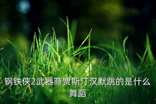 咚咚枪哪个天林林广场舞，钢铁侠2武器商贾斯汀汉默跳的是什么舞蹈