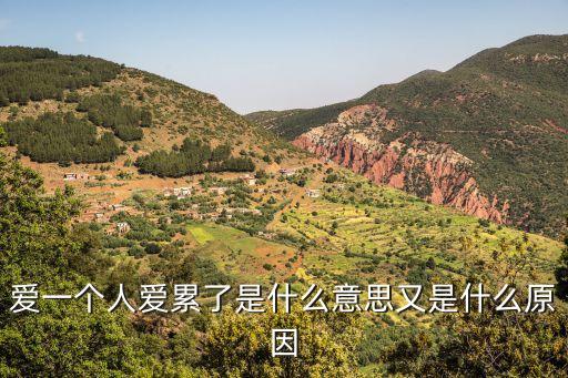 爱的心已太累什么意思，爱一个人爱累了是什么意思又是什么原因