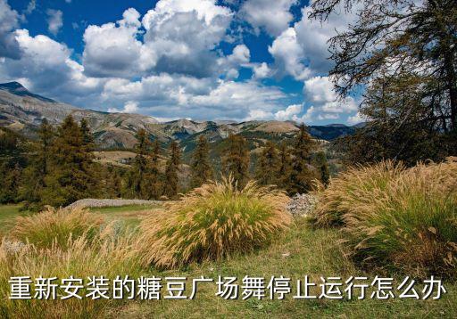 重新安装的糖豆广场舞停止运行怎么办