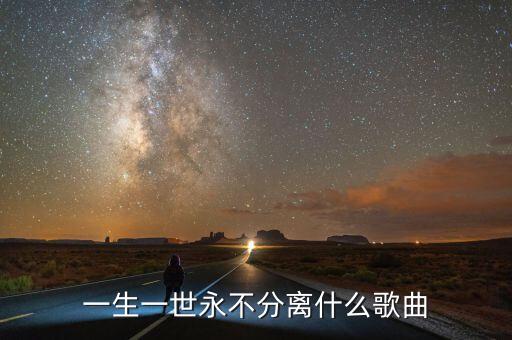 一生一世永不分离什么歌曲