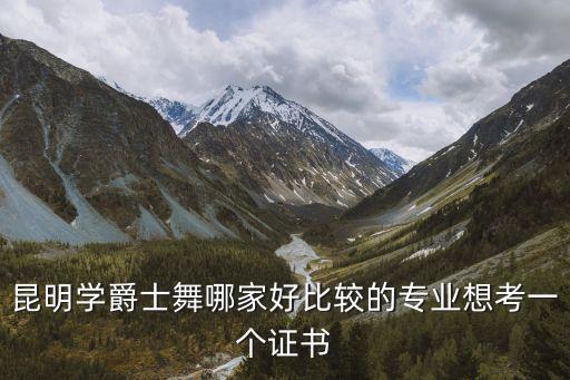 昆明学爵士舞哪家好比较的专业想考一个证书