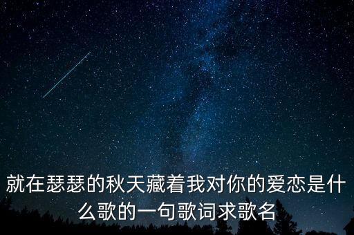 对你的爱恋是什么歌DJ，闭上眼默数三遍对你的爱恋是哪首歌