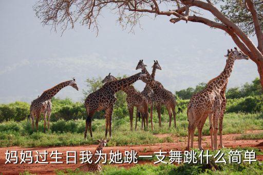 妈妈过生日我为她跳一支舞跳什么简单