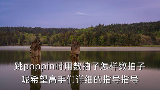 跳poppin时用数拍子怎样数拍子呢希望高手们详细的指导指导
