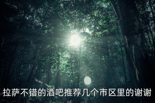 拉萨不错的酒吧推荐几个市区里的谢谢
