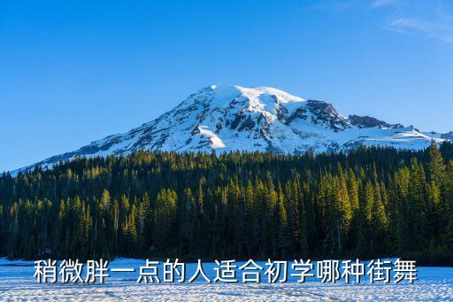 稍微胖一点的人适合初学哪种街舞