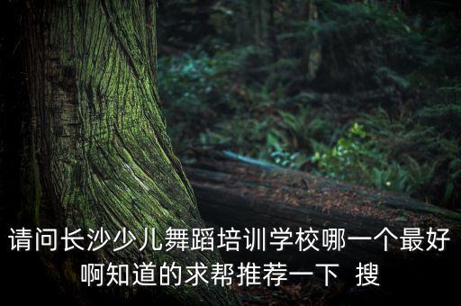 请问长沙少儿舞蹈培训学校哪一个最好啊知道的求帮推荐一下  搜