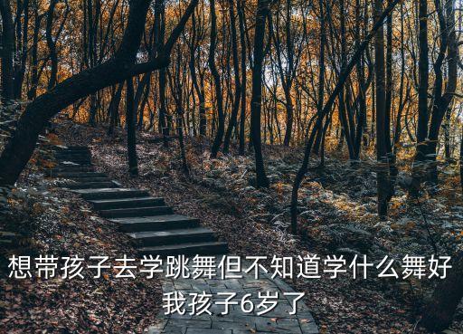 想带孩子去学跳舞但不知道学什么舞好 我孩子6岁了