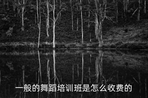 一般的舞蹈培训班是怎么收费的