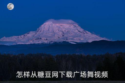 怎样从糖豆网下载广场舞视频