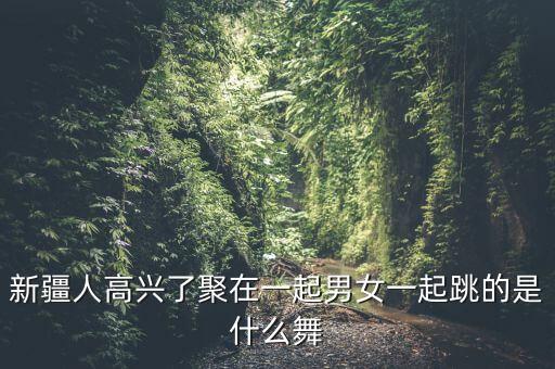 新疆人高兴了聚在一起男女一起跳的是什么舞