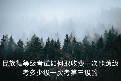 考民族舞一级收费多少，少儿舞蹈考级收费