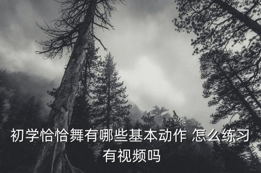 初学恰恰舞有哪些基本动作 怎么练习 有视频吗