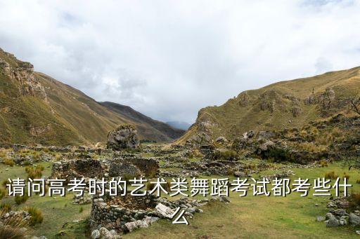 请问高考时的艺术类舞蹈考试都考些什么