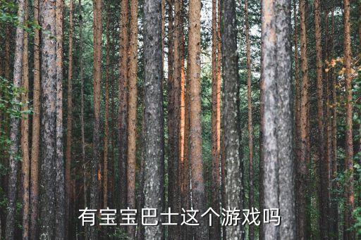 有宝宝巴士这个游戏吗