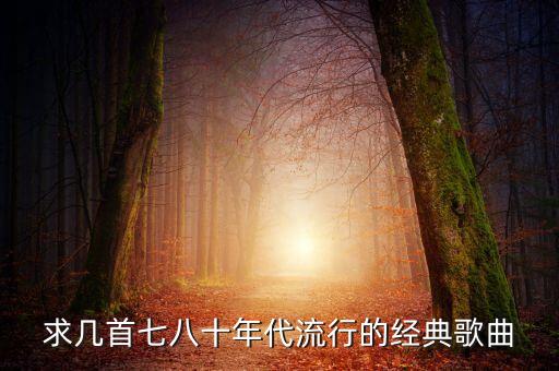 七八十年代经典老歌曲大全，七八十年代的经典歌曲