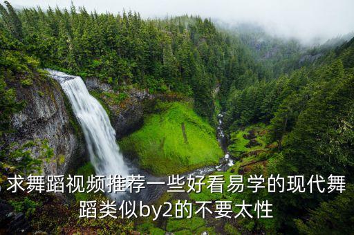 求舞蹈视频推荐一些好看易学的现代舞蹈类似by2的不要太性