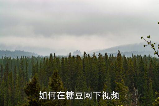 如何在糖豆网下视频