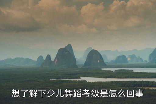 想了解下少儿舞蹈考级是怎么回事