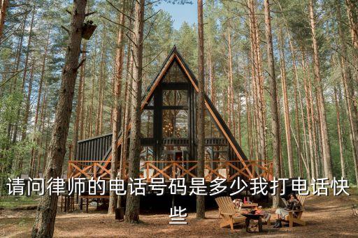 请问律师的电话号码是多少我打电话快些
