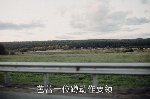 芭蕾一位蹲动作要领