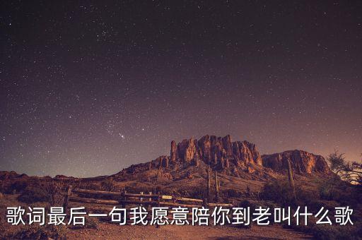 歌词最后一句我愿意陪你到老叫什么歌