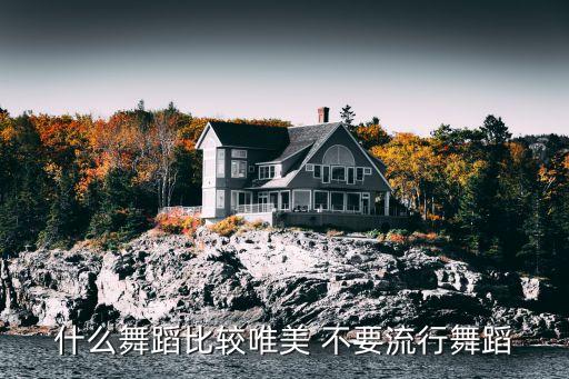 什么舞蹈比较唯美 不要流行舞蹈