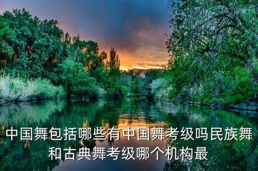 中国舞包括哪些有中国舞考级吗民族舞和古典舞考级哪个机构最