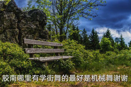 胶南哪里有学街舞的最好是机械舞谢谢