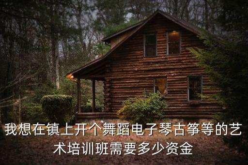 我想在镇上开个舞蹈电子琴古筝等的艺术培训班需要多少资金