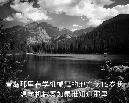 青岛哪里教机械舞最好，青岛那里有学机械舞的地方我15岁我想学机械舞如果谁知道那里