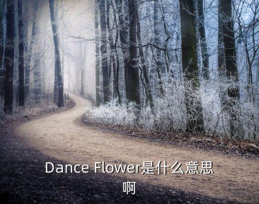 flower舞蹈，Flower dance什么意思