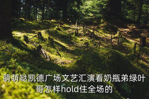 萌萌哒凯德广场文艺汇演看奶瓶弟绿叶哥怎样hold住全场的