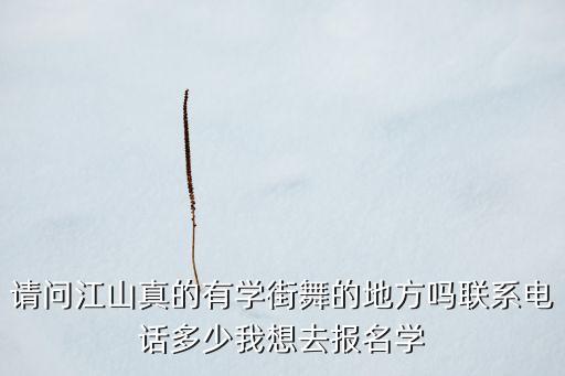 江山小孩学跳舞哪里好，请问江山真的有学街舞的地方吗联系电话多少我想去报名学