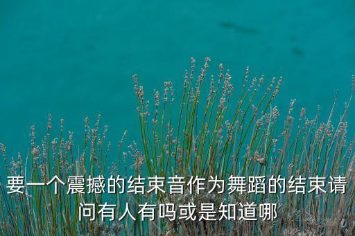 舞蹈结束歌曲是什么，街舞女孩中最后斗舞结束近尾声的歌是什么歌谁知道啊