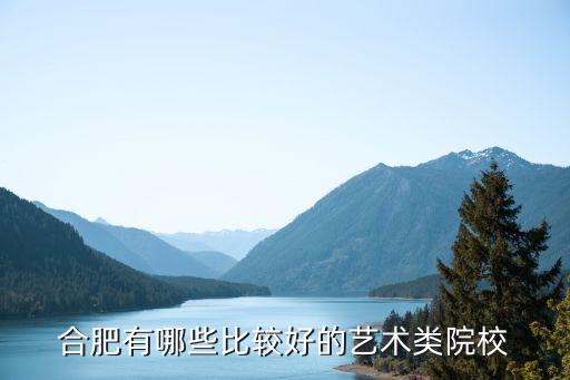 安徽舞蹈学院，合肥有哪些比较好的艺术类院校